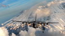AC-130U Jettisons Flares