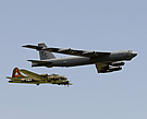 B-52H and B-17