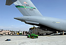 C-17 unloads CH-47 Afghanistan side