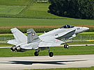 AIR F-18C Swiss Landing Right