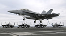 AIR F-18F Landing CVN-75