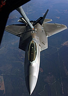 AIR F-22A Raptor Refueling Top