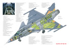 JAS-39 Gripen Cutaway