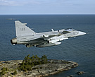 JAS-39 Gripen Swedish Lake