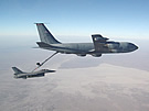 AIR KC-135 Refuels Norwegian F-16 Afghanistan Nordetman