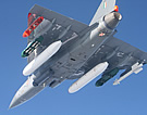 Tejas with LITENING, Drop tanks, Bomb racks, AA-11