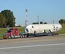 P-3 on flatbed
