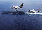 S-3Bs over CVN-73