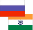GEO Russia-India Flags