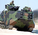 AAV7P1 Maneuver On Beach