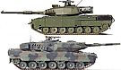 Leopard C2 and 2A6