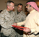 MIL BG Allen and Sheikh Abyreeshah Ramadi