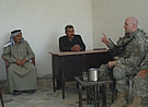 MIL Capt Ducote and Sheikh Baghdad 2007
