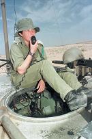 Israeli soldier on radio