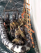 NAVY SEALs Boarding from Zodiac