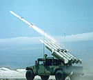 AIM-120 SLAMRAAM CLAWS Launch from Hummer