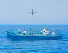 GBU-39 SDB Hits Barge