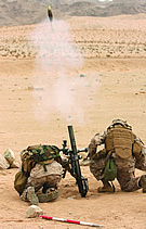 ORD Mortar 60mm M224 USMC Firing