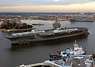 CVN-71 Theodore Roosevelt into Portsmouth