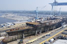 CVN-77 Construction 2005-08