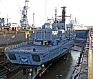 FFG HMS Iron Duke in Dock