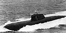 SHIP SSGN Charlie Class Surface BW